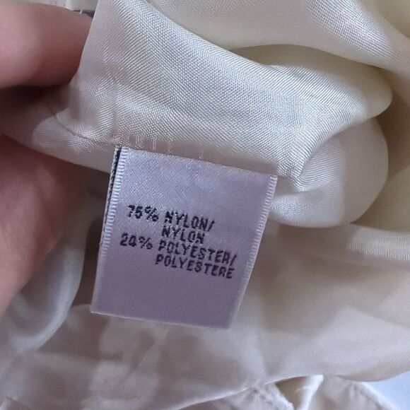 Lafayette 148 Dress Womens 10 Ivory Lace Knee Length Strapless Wedding - Picture 7 of 11